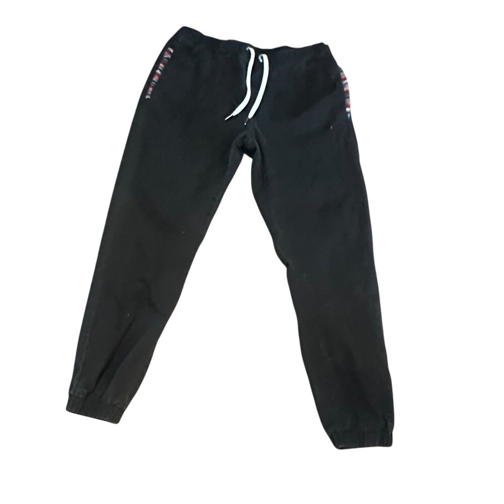Wowie Pants Mens Large Black Jogger Rambler Aztec Southwestern Outdoors